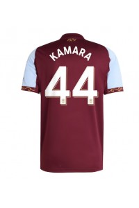 Aston Villa Boubacar Kamara #44 Fotballdrakt Hjemme Klær 2025-26 Korte ermer
